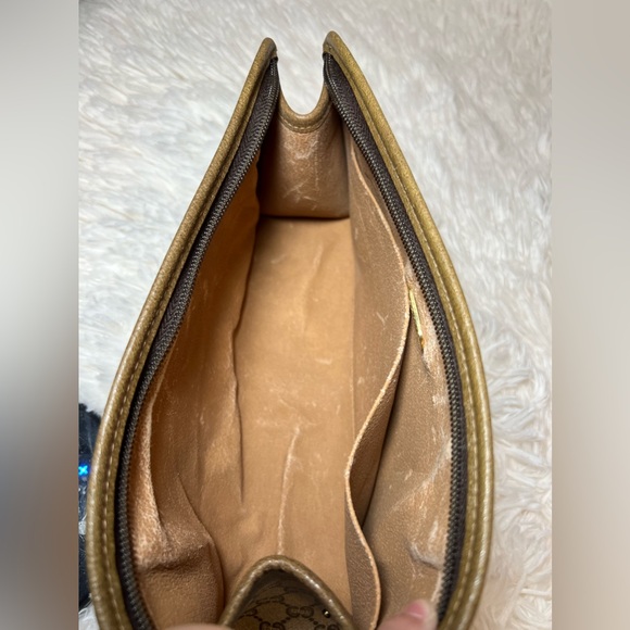 Gucci GG Plus Beige PVC material Cluth Bag - Picture 8 of 11